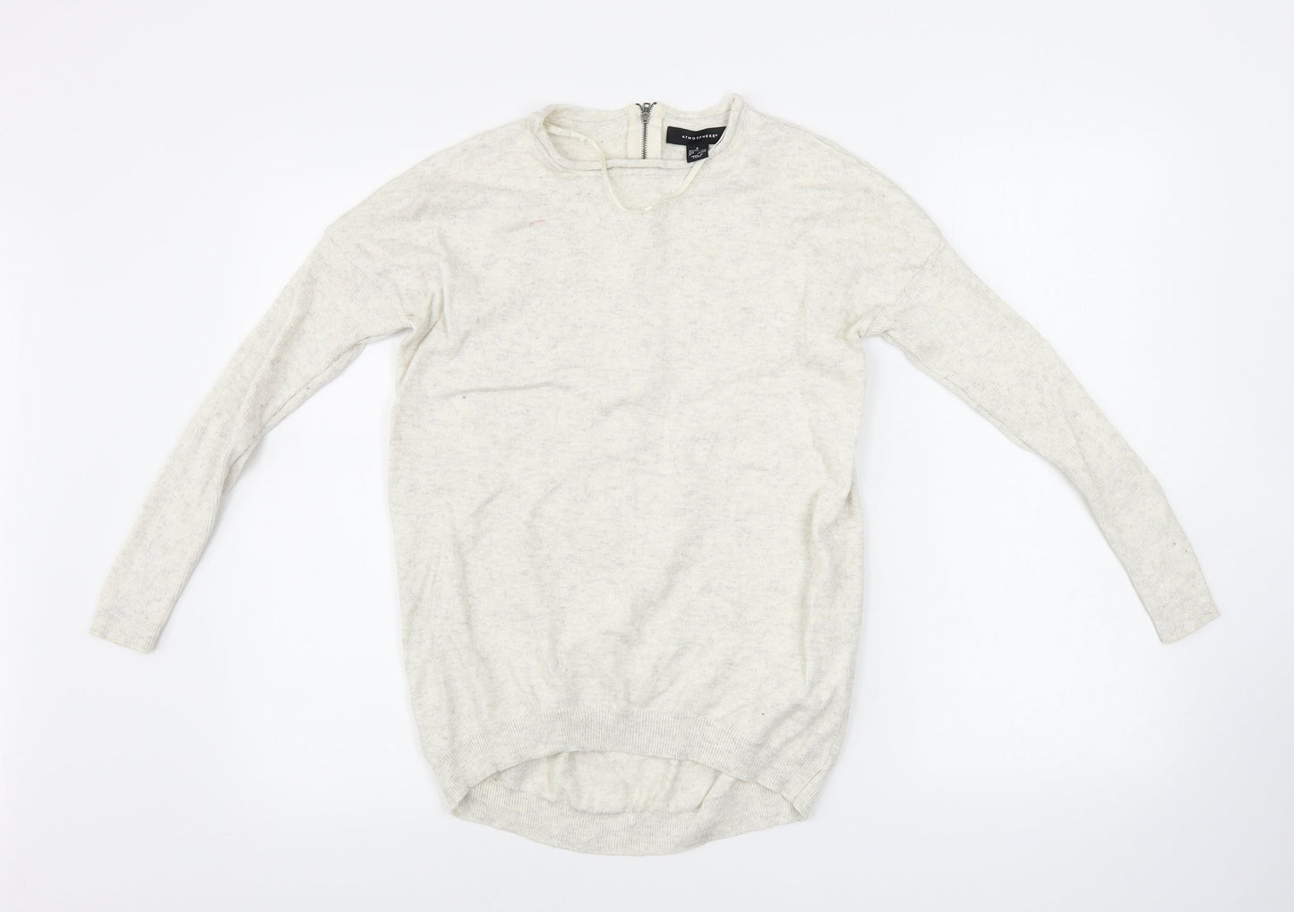 Womens UK Size S Atmosphere Ivory Pullover Jumper