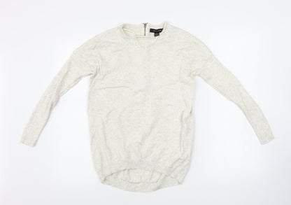 Womens UK Size S Atmosphere Ivory Pullover Jumper