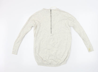 Womens UK Size S Atmosphere Ivory Pullover Jumper