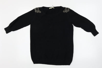 Womens UK Size XS Oasis Beige Pullover Jumper
