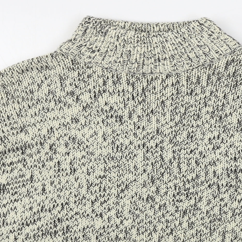 Womens UK Size 8 New Look Beige Pullover Jumper