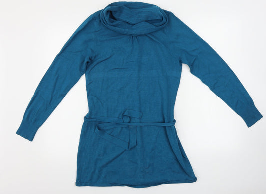 Womens UK Size 12 Bianca Blue Pullover Jumper