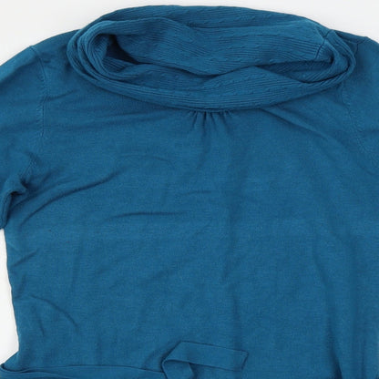 Womens UK Size 12 Bianca Blue Pullover Jumper