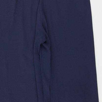 Womens UK Size 8 H&M Regular Fit  Blue Trousers