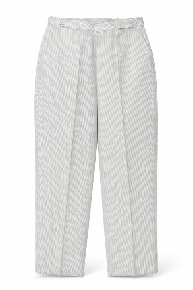 Bonmarché Womens Beige Striped Trousers Size 12 L27 in