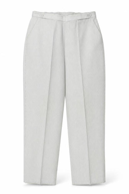 Bonmarché Womens Beige Striped Trousers Size 12 L27 in
