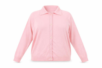 Womens UK Size 18 Preworn Pink Basic Button-Up