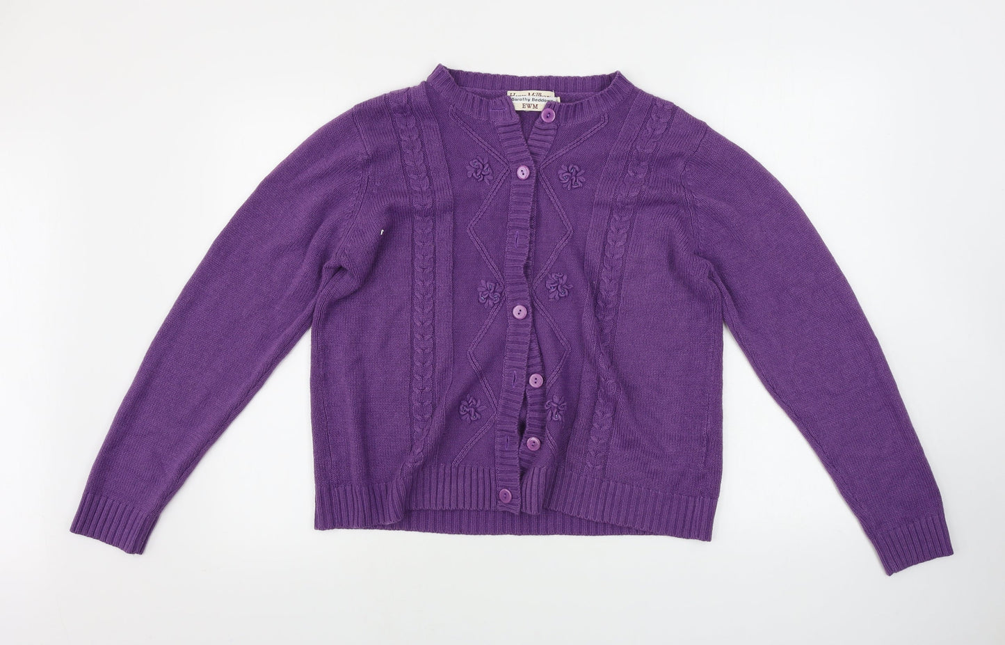 EWM  Womens Purple   Cape Jumper Size L