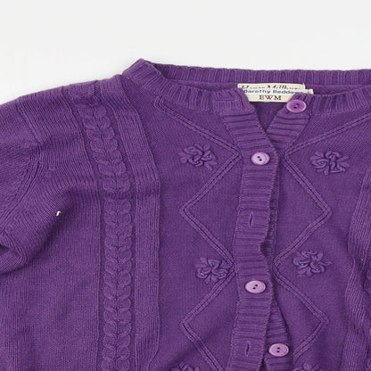 EWM  Womens Purple   Cape Jumper Size L