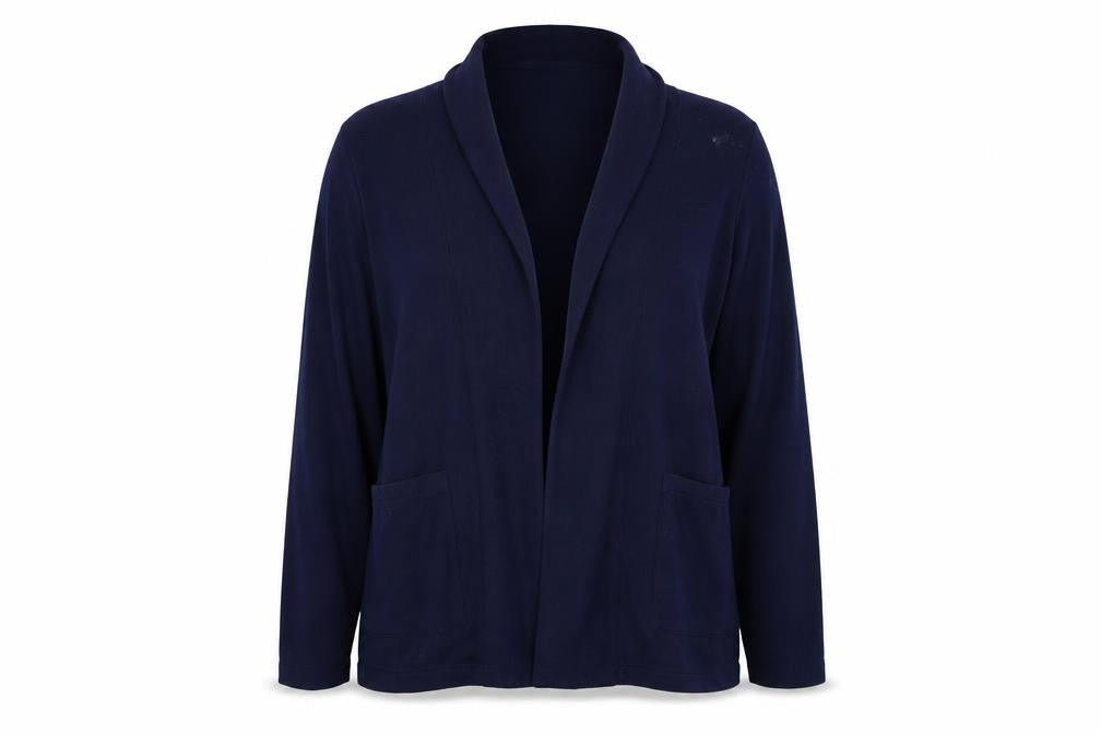 Womens UK Size 12 Love Leisure Blue Cardigan Jumper