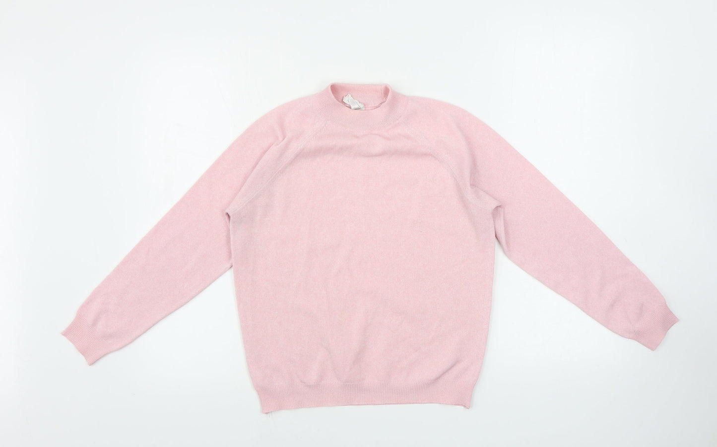 Womens UK Size 12 Preworn Pink Pullover Jumper