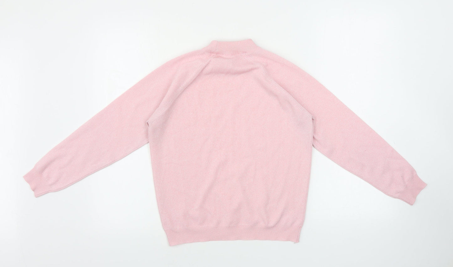 Womens UK Size 12 Preworn Pink Pullover Jumper