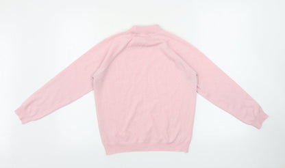 Womens UK Size 12 Preworn Pink Pullover Jumper
