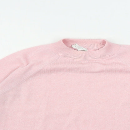 Womens UK Size 12 Preworn Pink Pullover Jumper