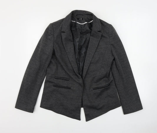 Womens UK Size 14 Preworn Regular Grey Blazer