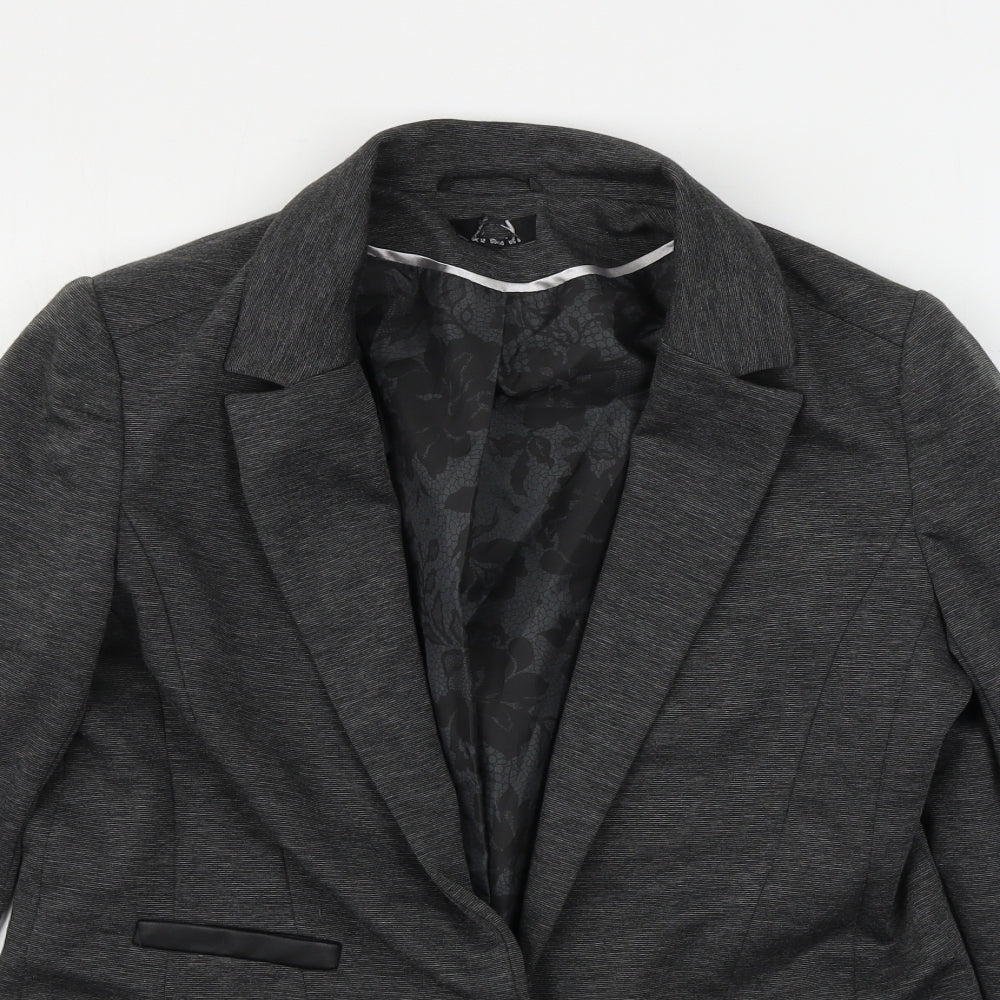 Womens UK Size 14 Preworn Regular Grey Blazer