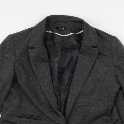 Womens UK Size 14 Preworn Regular Grey Blazer