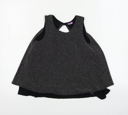 F&F  Girls Grey   Basic Tank Size 10-11 Years