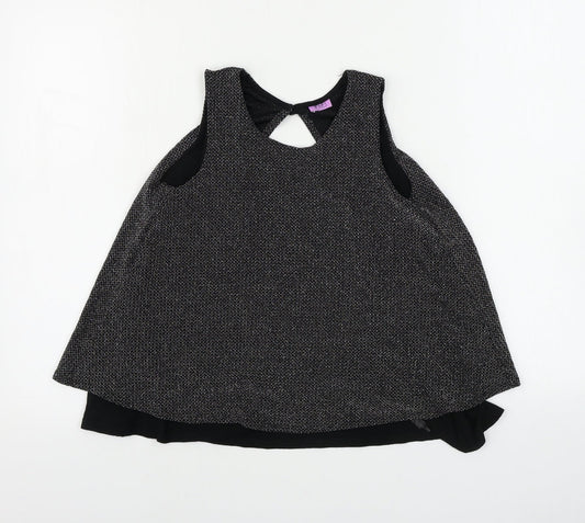 F&F  Girls Grey   Basic Tank Size 10-11 Years