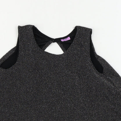 F&F  Girls Grey   Basic Tank Size 10-11 Years