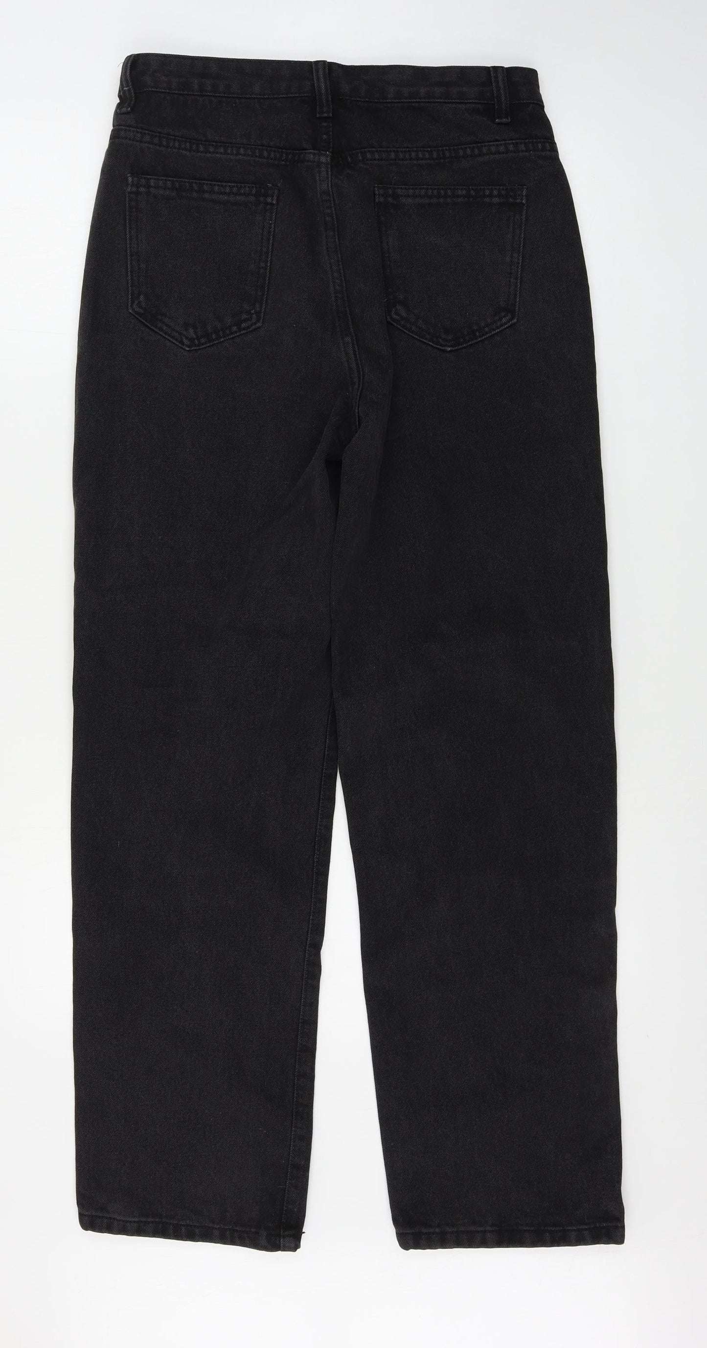 SheIn Womens Black   Straight Jeans Size M L30 in