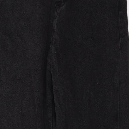 SheIn Womens Black   Straight Jeans Size M L30 in