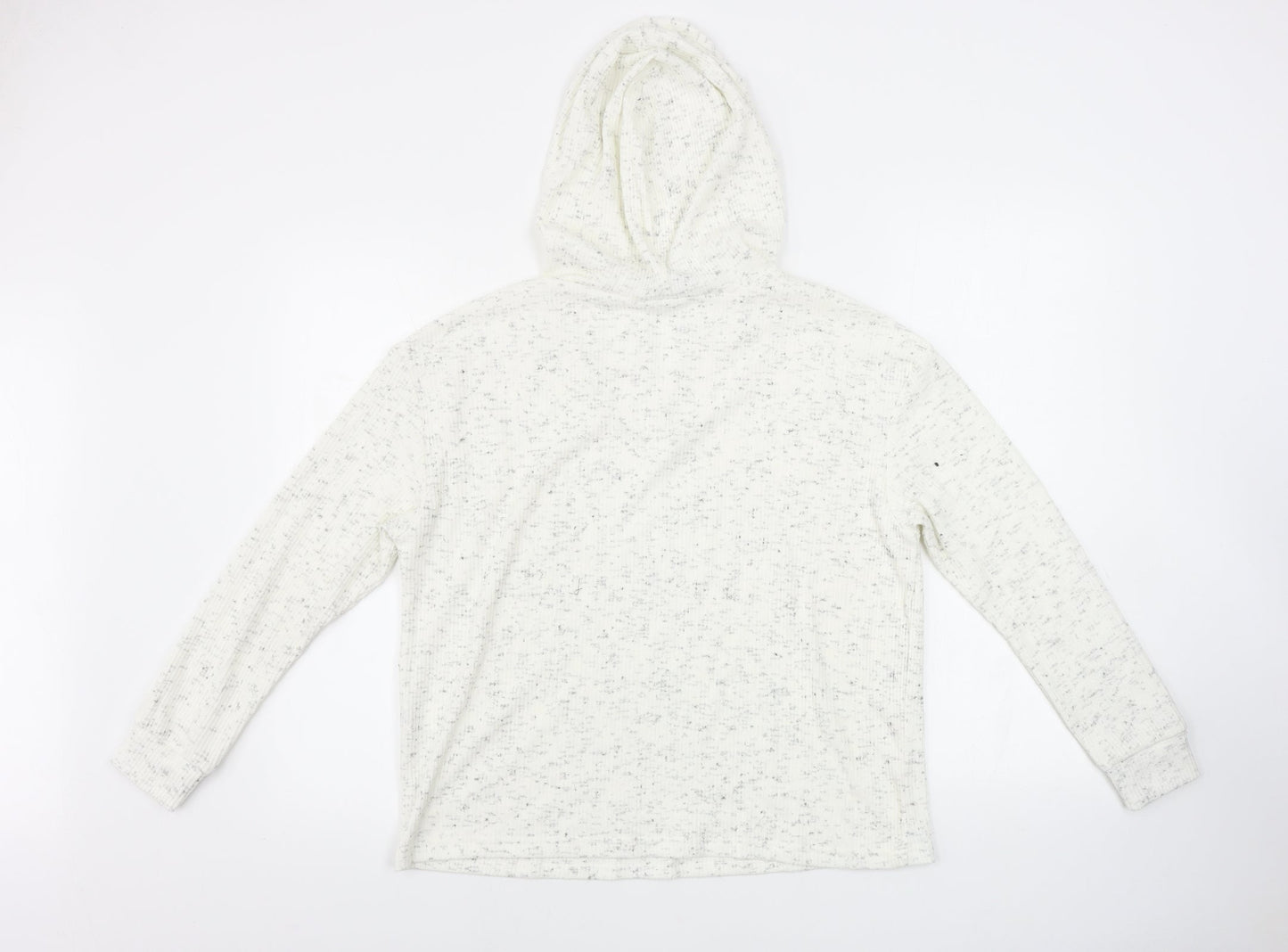 New Look  Womens White   Pullover Hoodie Size S