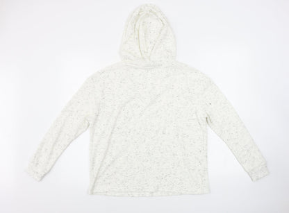 New Look  Womens White   Pullover Hoodie Size S
