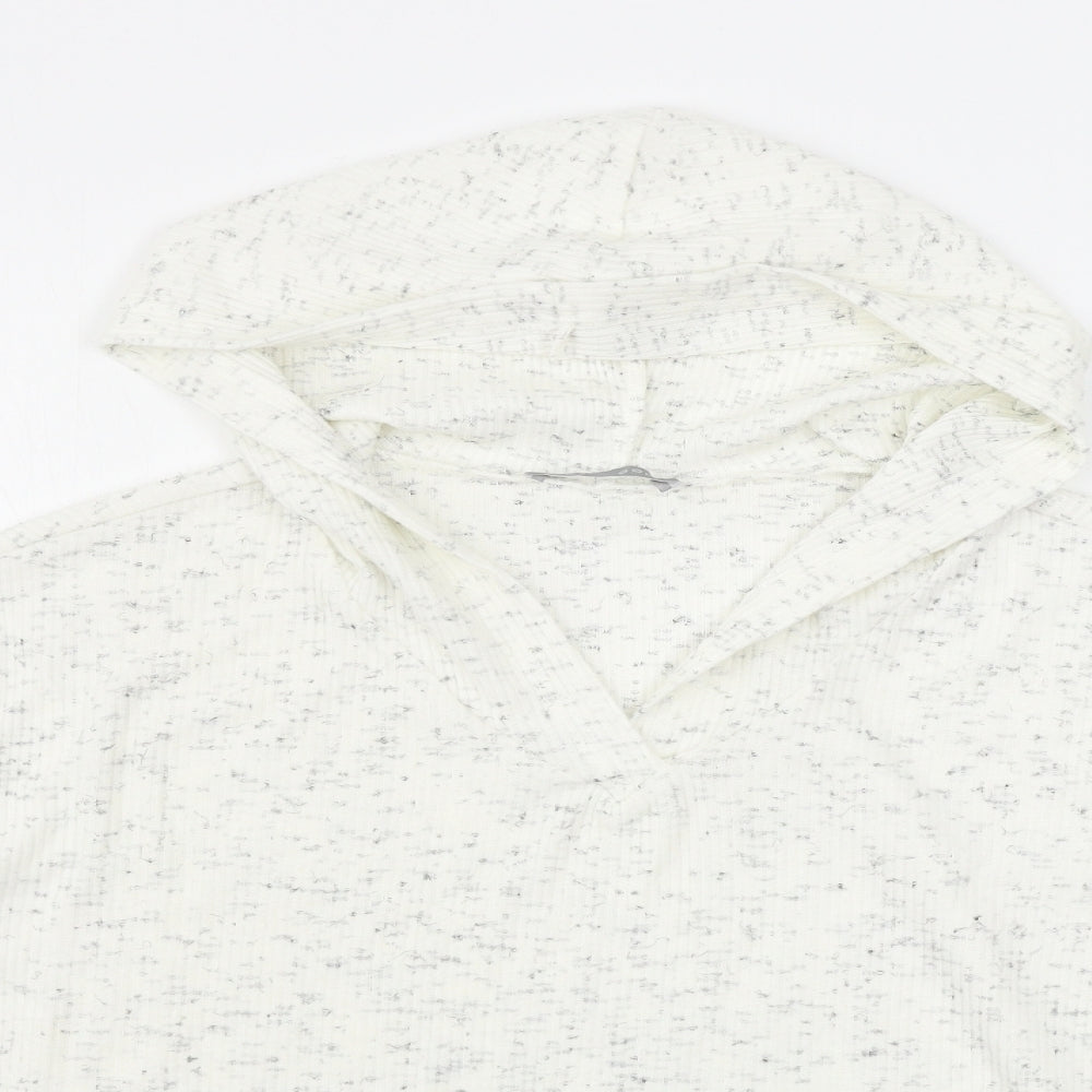 New Look  Womens White   Pullover Hoodie Size S