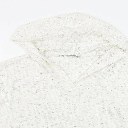 New Look  Womens White   Pullover Hoodie Size S