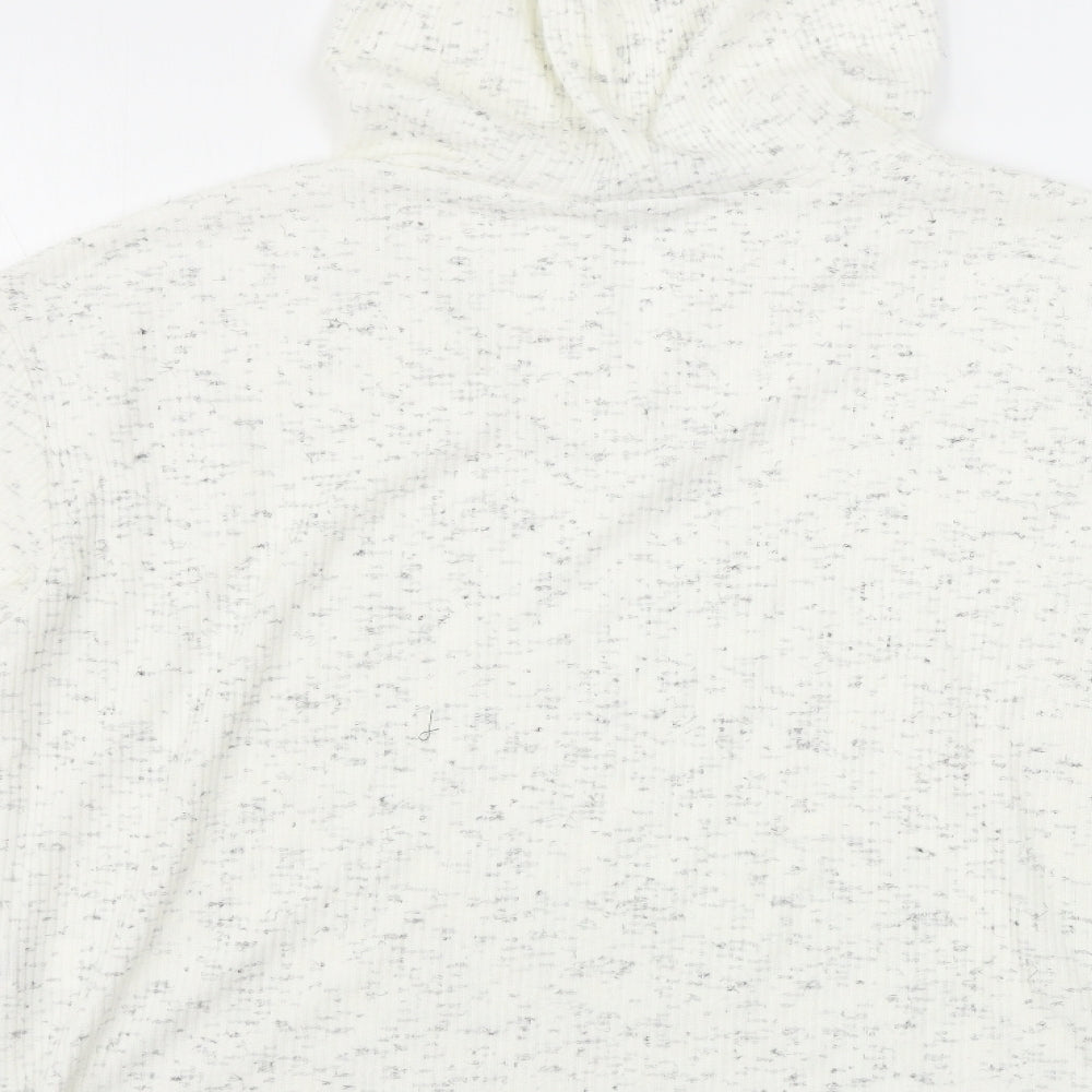 New Look  Womens White   Pullover Hoodie Size S