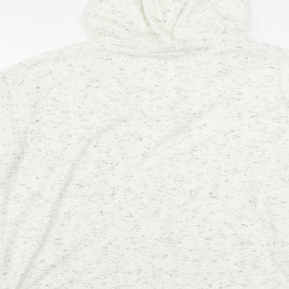 New Look  Womens White   Pullover Hoodie Size S