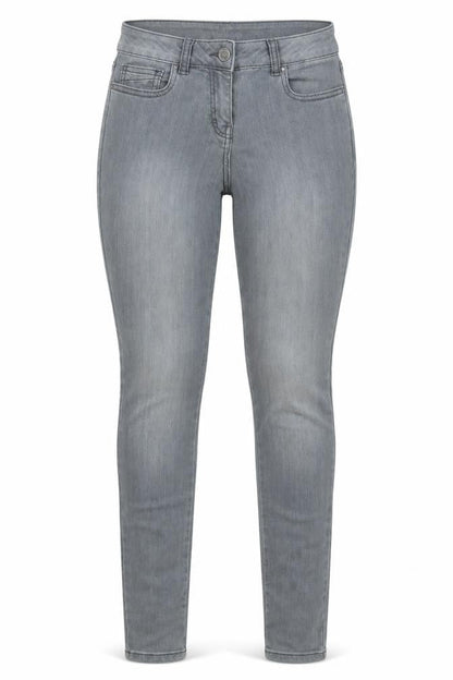 Tu Womens Grey  Denim Skinny Jeans Size 8 L30 in