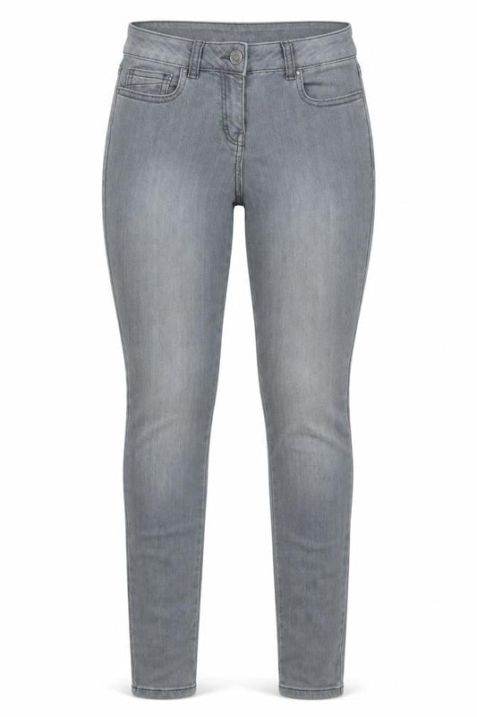 Tu Womens Grey  Denim Skinny Jeans Size 8 L30 in