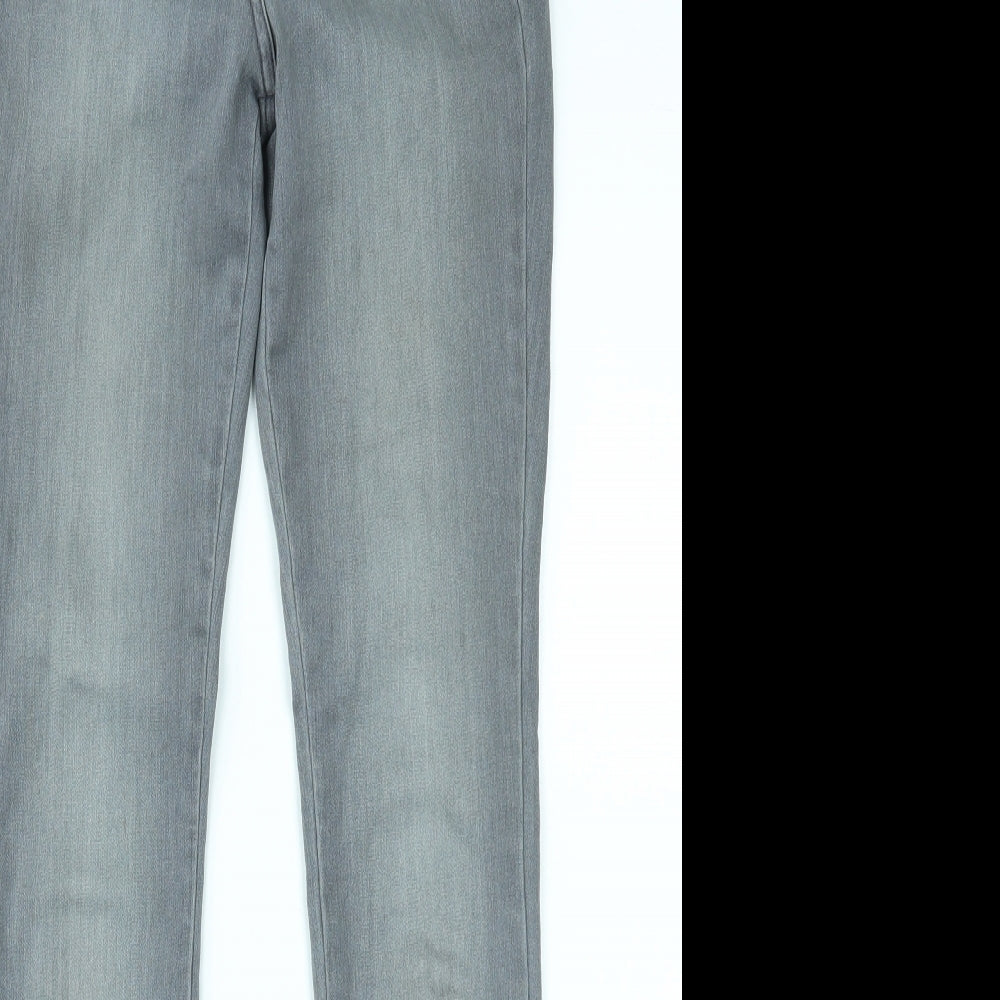 TU Womens Grey  Denim Skinny Jeans Size 8 L30 in