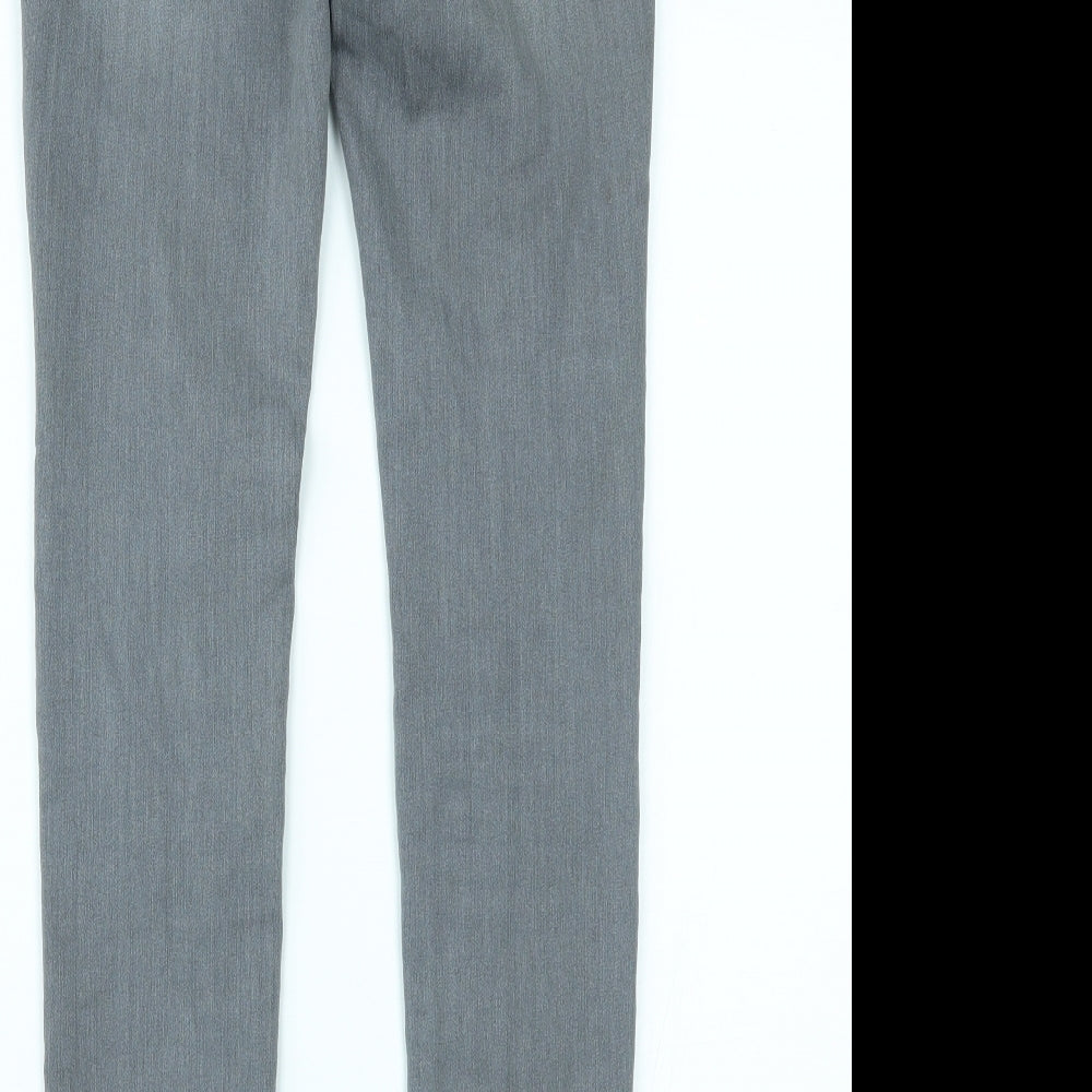 TU Womens Grey  Denim Skinny Jeans Size 8 L30 in
