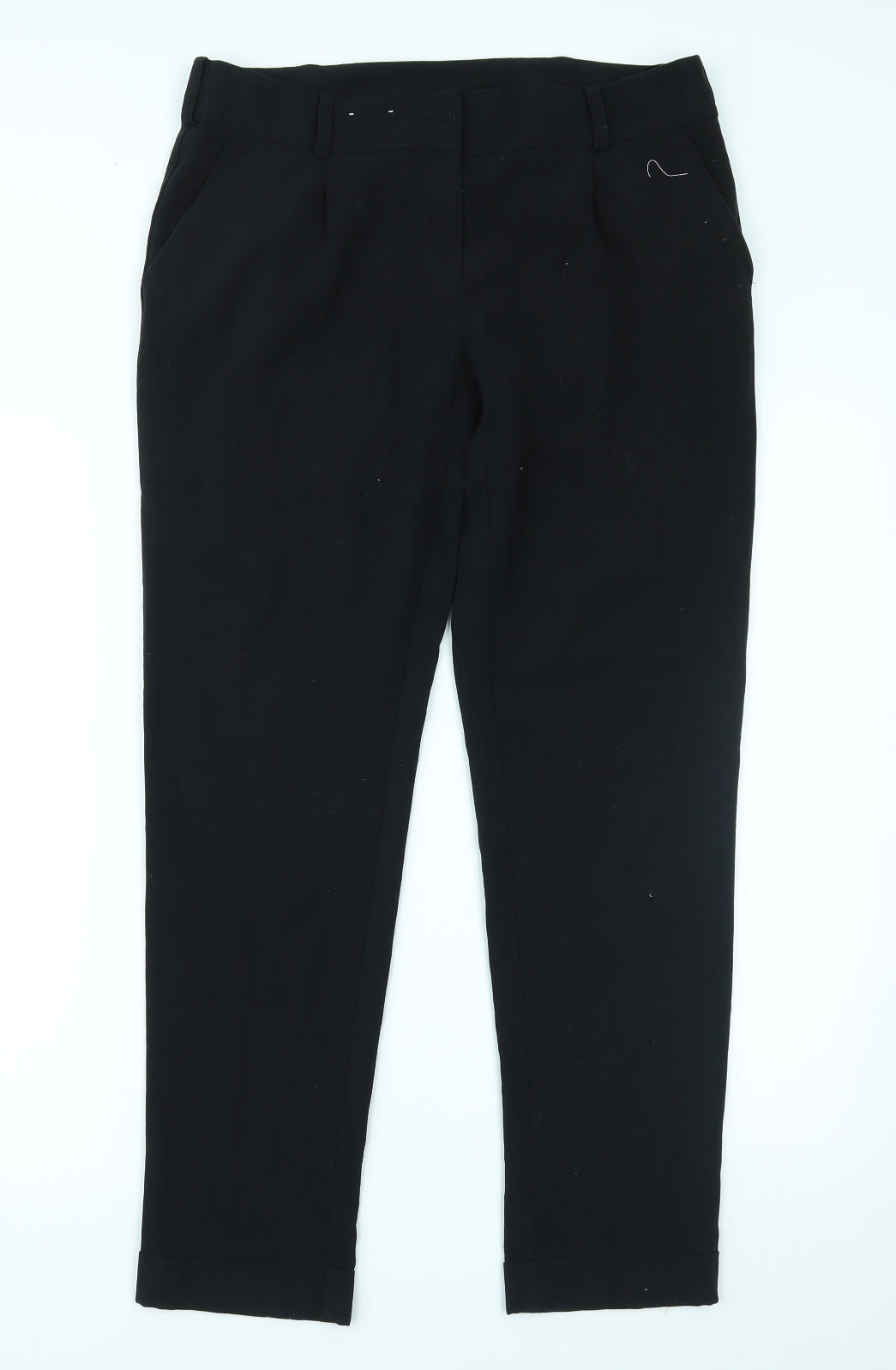 New Look Womens Black   Trousers  Size 12 L28 in
