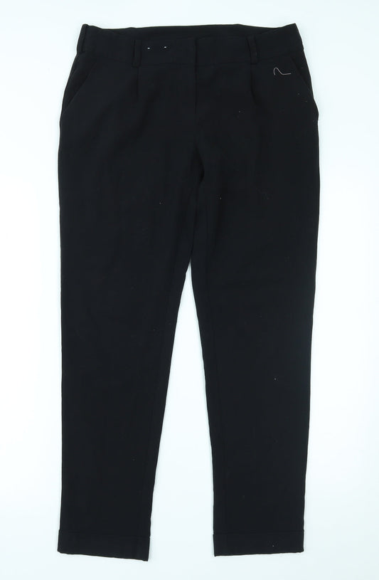 New Look Womens Black   Trousers  Size 12 L28 in