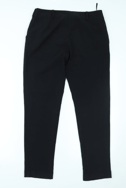 New Look Womens Black   Trousers  Size 12 L28 in