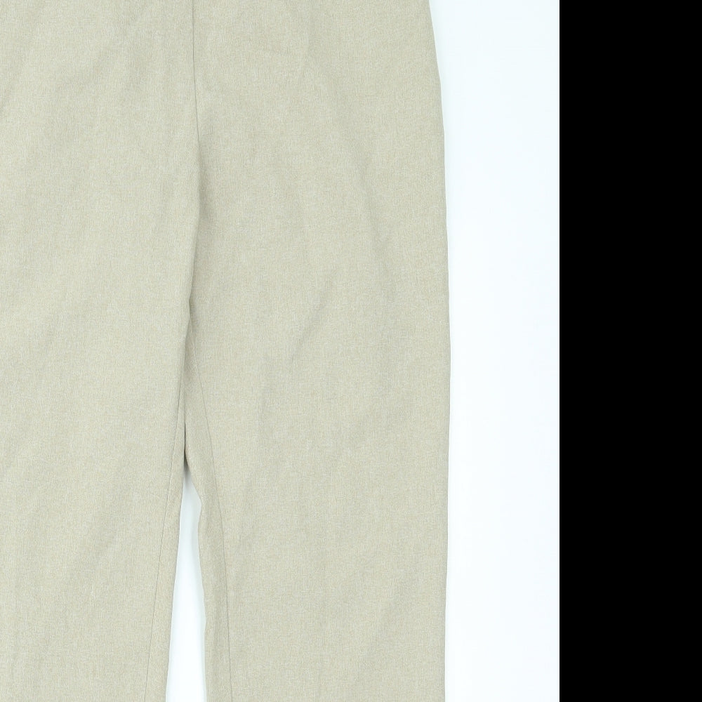 Bonmarché Womens Beige   Trousers  Size 14 L28 in