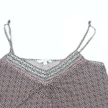 Womens UK Size 12 New Look Pink Cropped Tank