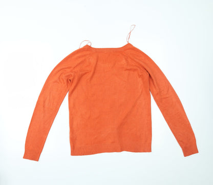 Womens UK Size 10 TU Orange Basic Blouse