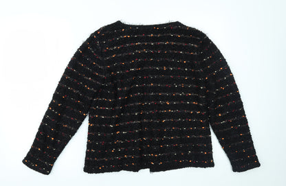 Womens UK Size M CHIANTI Black Cardigan Jumper