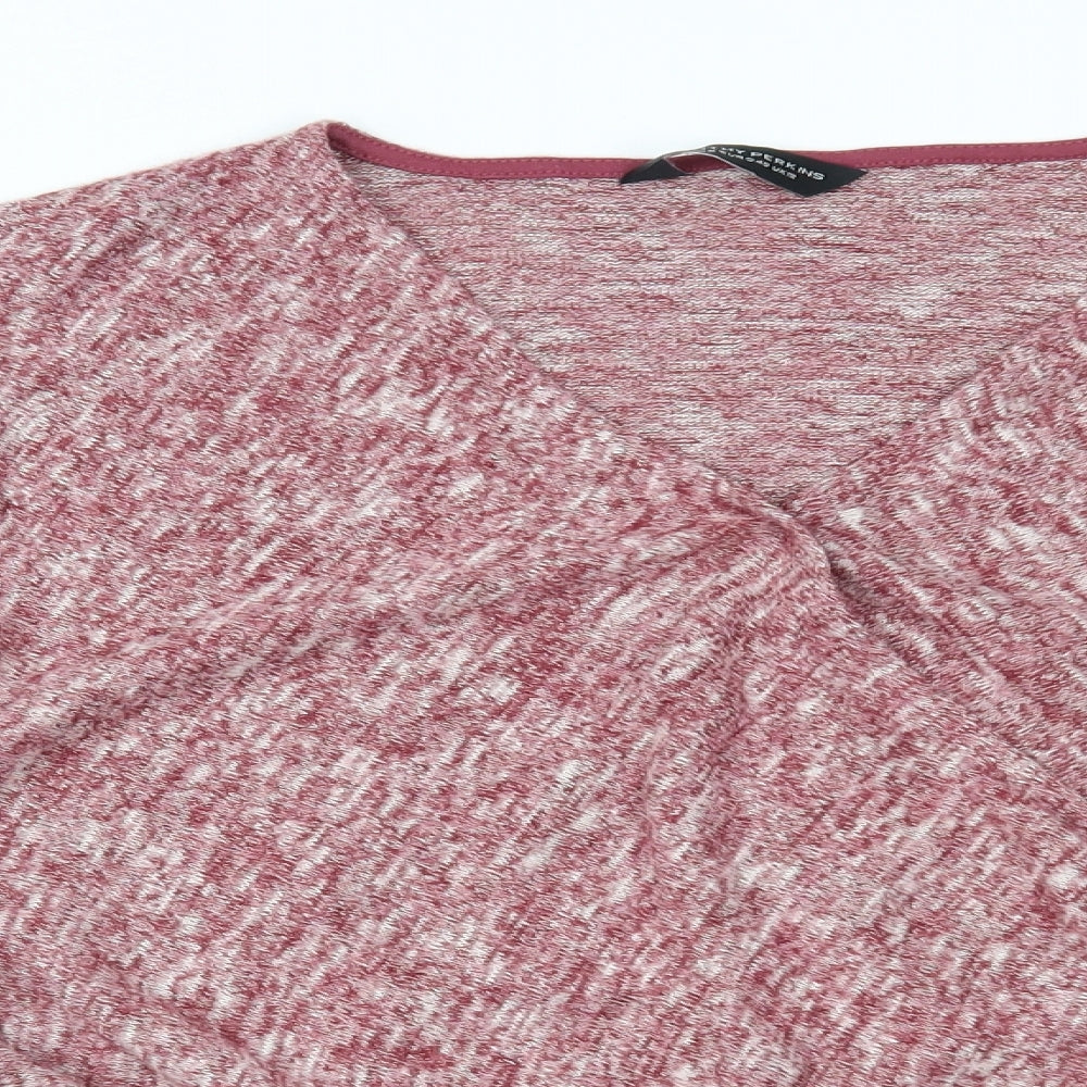 Womens UK Size 12 Dorothy Perkins Red Basic Blouse