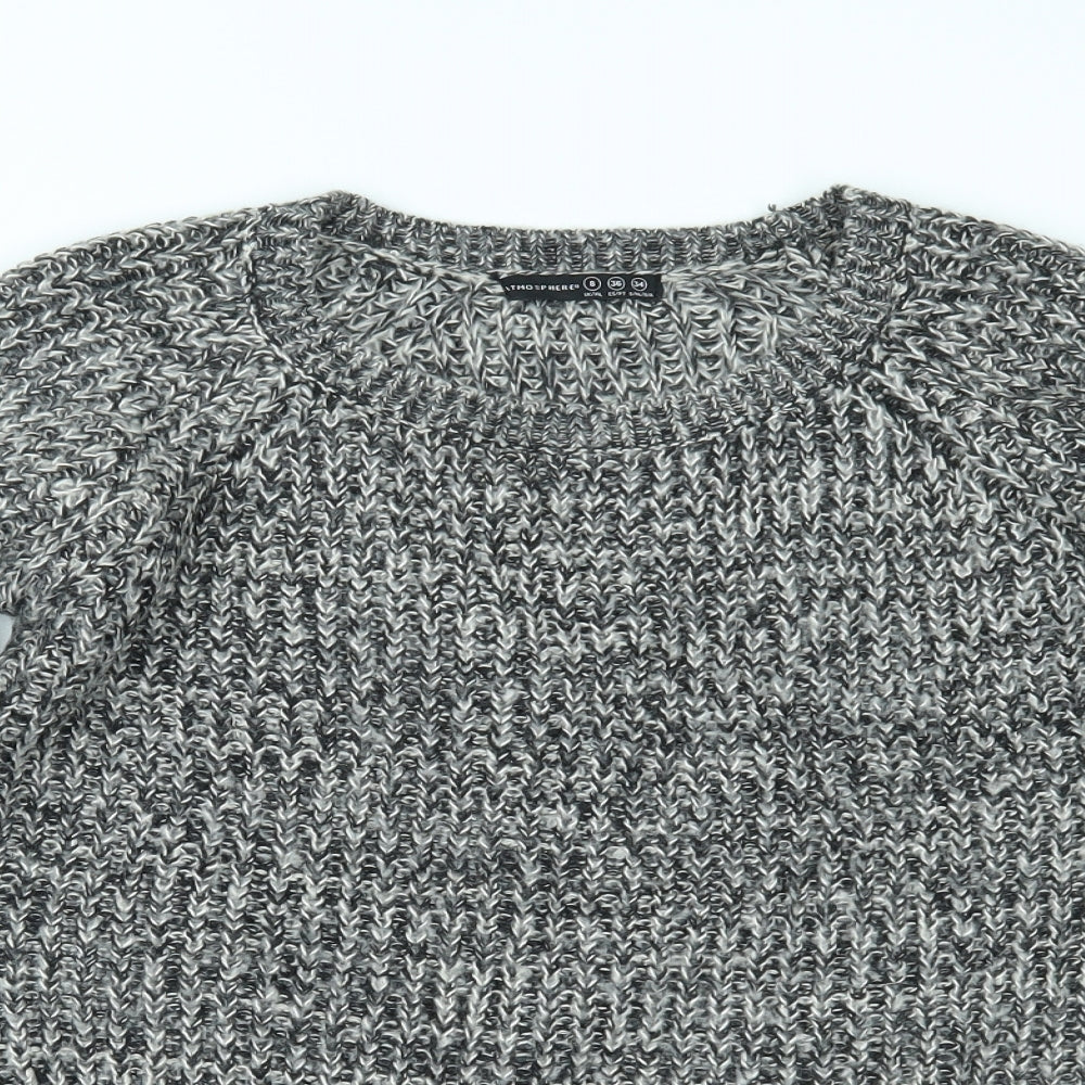 Primark Womens Grey   Pullover Jumper Size 8