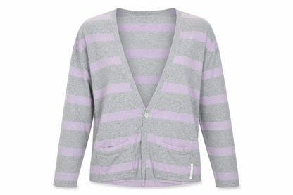 Womens UK Size XL Full Circle Grey Cardigan Jumper