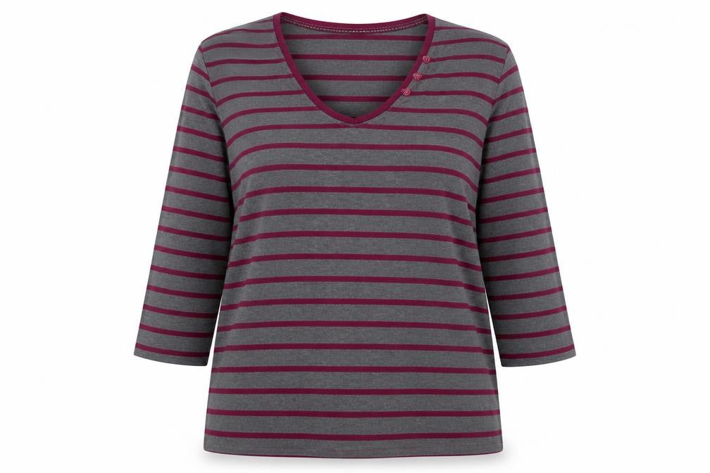 Womens UK Size 16 ALEXARA Grey Basic Blouse