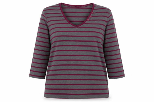 Womens UK Size 16 ALEXARA Grey Basic Blouse