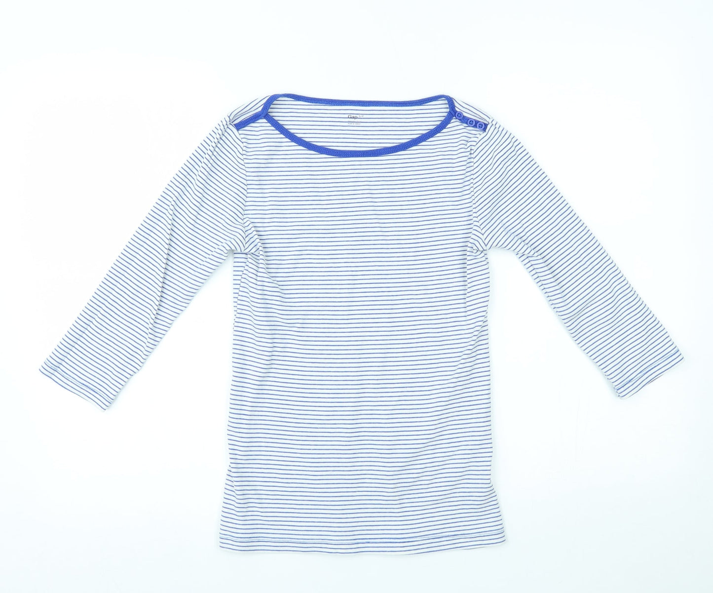 Womens UK Size S Gap White Basic Blouse
