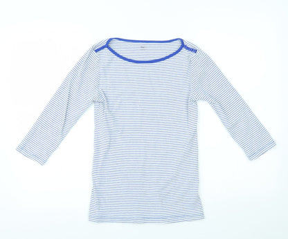 Womens UK Size S Gap White Basic Blouse